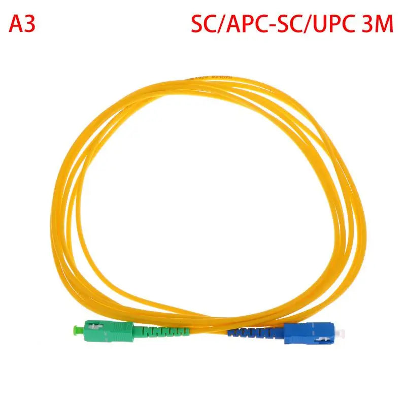 Single Mode Fiber Optic Patch Cord Simplex SM 9/125 UPC FTTH Fiber Optic Patch Cord Richie's A3