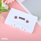 Blank Plastic Cassette Tape Shell – Empty Audio Recording Case Cassette Tape Shell Richie's White