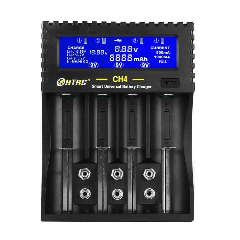 HTRC CH4 Smart Charger – 18650 26650 AA AAA Li-ion NiMH Smart Battery Charger Richie's