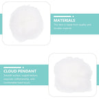 4Pcs Cloud Hanging Decorations – Nursery & Room Wall Décor Hanging Wall Ornament Richie's
