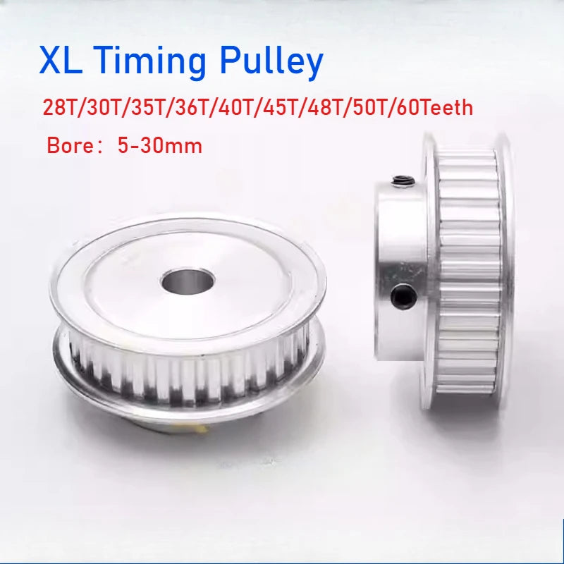 XL Timing Pulley 28–60T Bore 5–30mm Synchronous Wheel 5.08mm Pitch Timing Pulley Richie's 45 Teeth 11mm 20mm