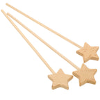 3-Pack Unfinished Wooden Fairy Star Wands – DIY Kids Craft DIY Craft Wand Richie's