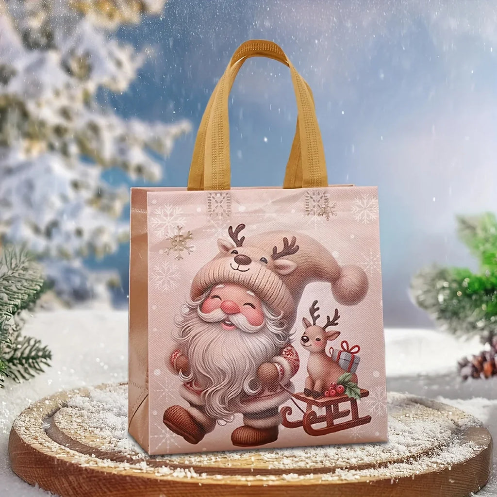 16pcs Christmas Non-Woven Gift Bags – Santa & Holiday Designs Christmas Gift Bags Richie's