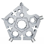 23-in-1 Snowflake Multi-Tool EDC Stainless Steel Wrench Screwdriver EDC Multi-Tool Richie's A