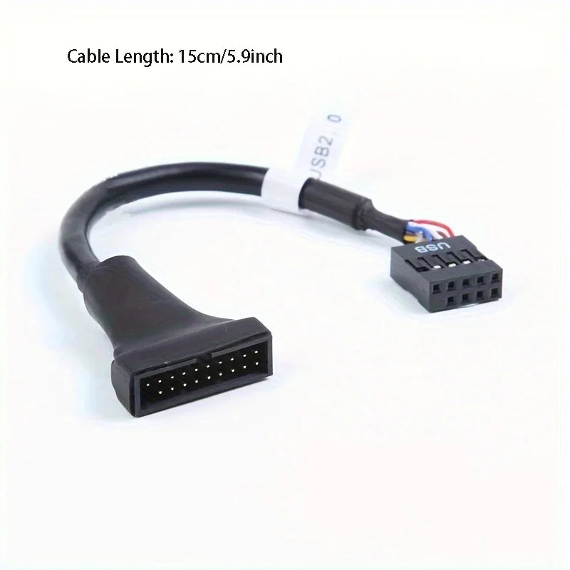 USB 3.0 to USB 2.0 Adapter Cable 20 Pin to 9 Pin Motherboard USB Adapter Cable Richie's