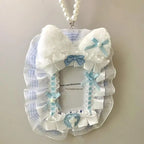 Sweet Plush Lace Photocard Holder with Bowknot Pendant Photocard Holder Richie's A6