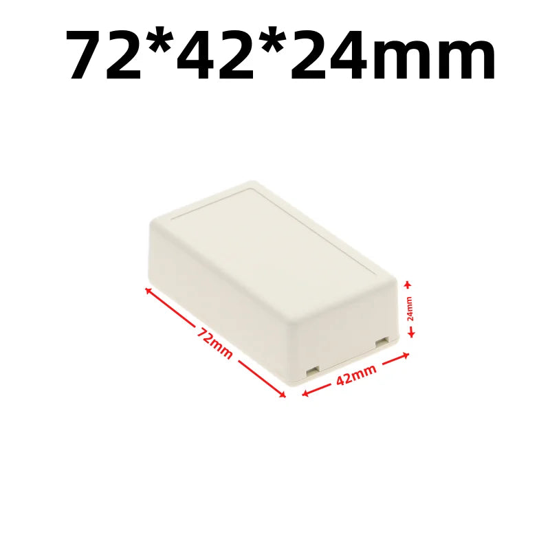 Waterproof ABS Plastic Electronic Project Box Enclosure Case Electronic Enclosure Box Richie's 72x42x24mm-Grey