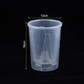 Self-Watering Transparent Plastic Flower Pot – Double Layer Self-Watering Planter Pot Richie's 12CM
