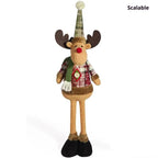 Retractable Christmas Figurines – Santa, Snowman & Reindeer Christmas Figurine Ornament Richie's A2