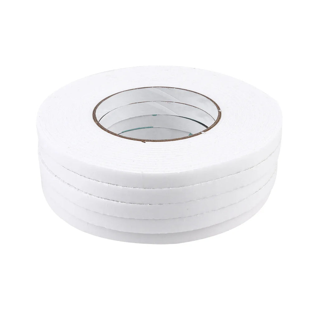 12 Rolls Double Sided Foam Tape Heavy Duty PE Adhesive Foam Adhesive Tape Richie's
