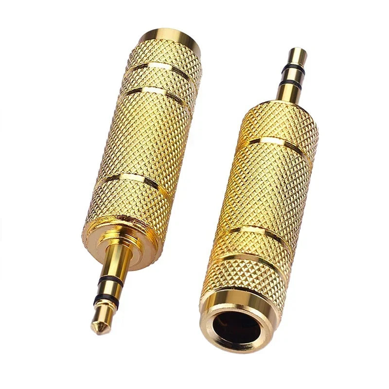 6.35mm to 3.5mm Gold-Plated Audio Jack Adapter | FUCHU Audio Jack Adapter Richie's