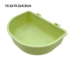 Portable Plastic Dog Hanging Bowl – Pet Cage Food & Water Feeder Pet Cage Feeder Bowl Richie's