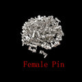 100Pcs JST XH 2.54mm Connector 2/3/4/5 Pin Housing Male Female Wire Connector Kit Richie's 500Pcs Female Pin