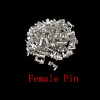 100Pcs JST XH 2.54mm Connector 2/3/4/5 Pin Housing Male Female Wire Connector Kit Richie's 500Pcs Female Pin