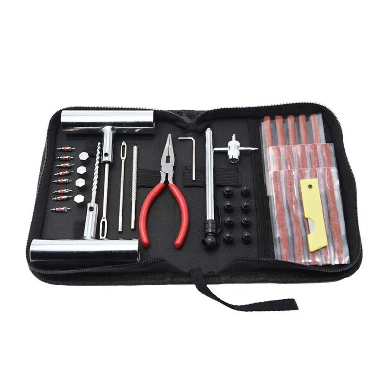 Car Tire Repair Kit 24/46/62 PCS – Puncture Plug Tools Tire Repair Kit Richie's