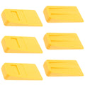 6-Piece Plastic Tree Felling Wedges – Chainsaw Logging Set Tree Felling Wedges Richie's yellow 6PCS