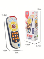 Baby TV Remote Control Toy – Light, Sound & Number Learning Baby Learning Toy Richie's 909-2513