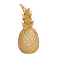 Gold Resin Pineapple Figurine – Large 9" Decorative Sculpture Decorative Figurine Richie's Light Grey