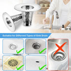 Stainless Steel Drain Strainer Filter Net – Sink & Shower Drain Strainer Filter Richie's Default Title