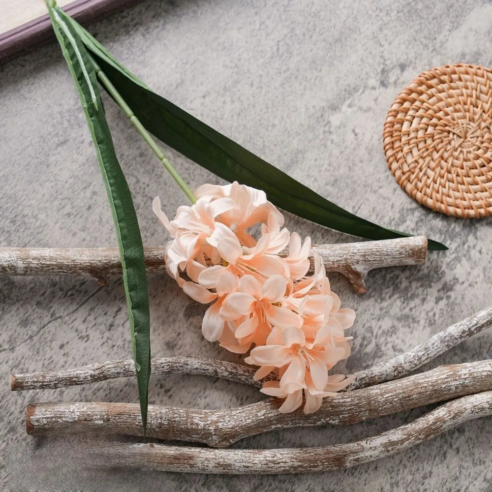 Pink Artificial Silk Hyacinth Bouquet – Wedding & Home Decor Artificial Silk Flowers Richie's Champagne