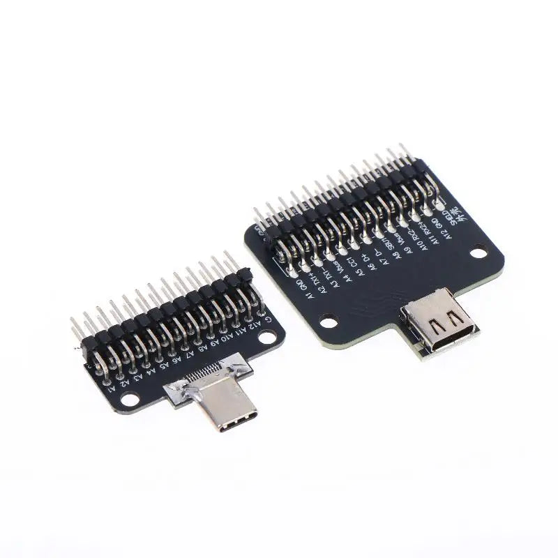 USB Type-C Male & Female Test Board 24P USB 3.1 PCB Adapter USB Test Board Richie's Female and Male