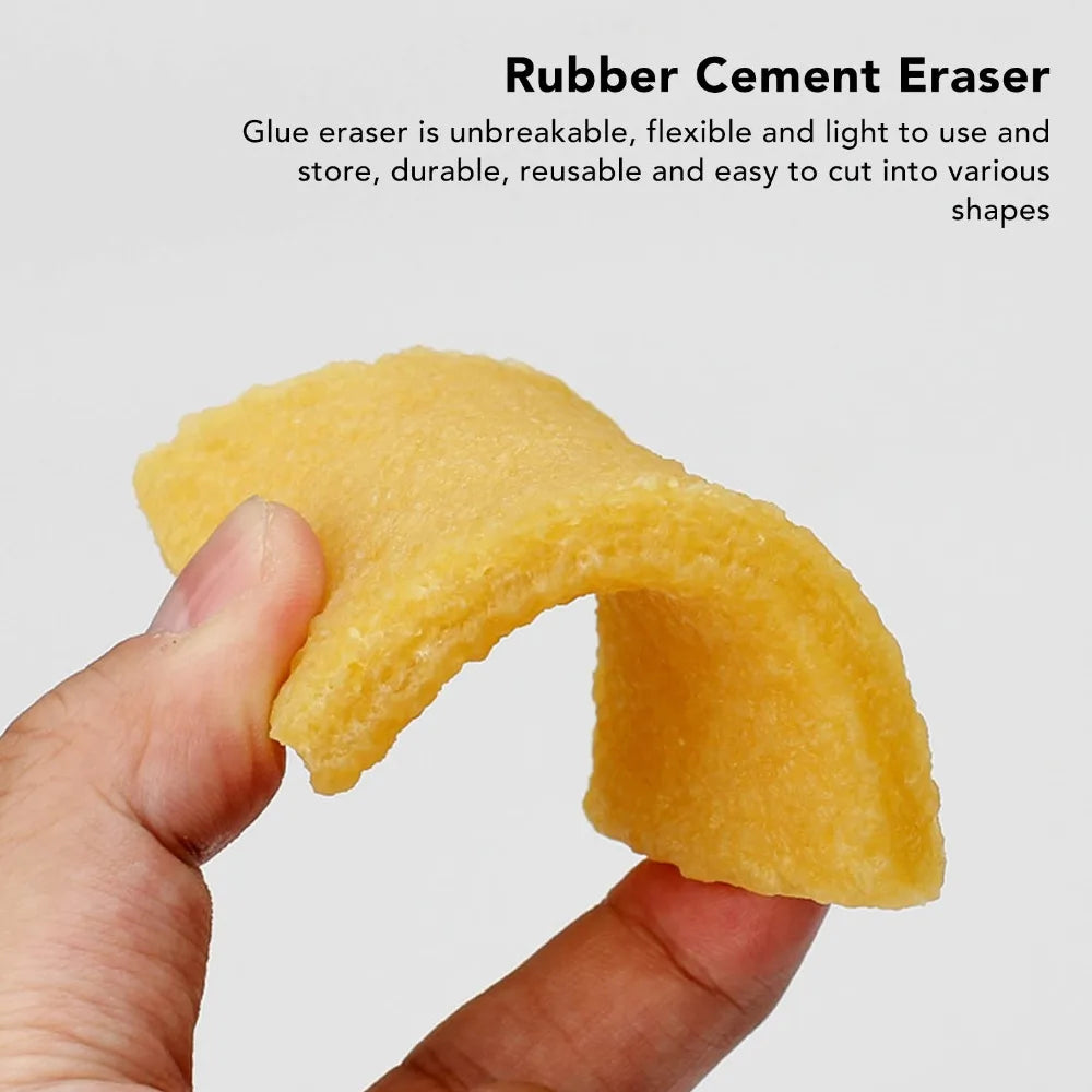 10-Pack Rubber Adhesive Eraser Pads for Leather DIY Crafts Craft Cleaning Tool Richie's
