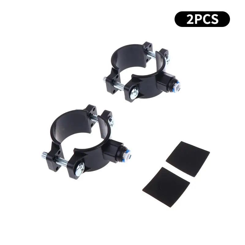 Adjustable 38–58mm Drain Hose Clamps for Sink & Water Systems Drain Hose Clamp Richie's 2Pcs Black