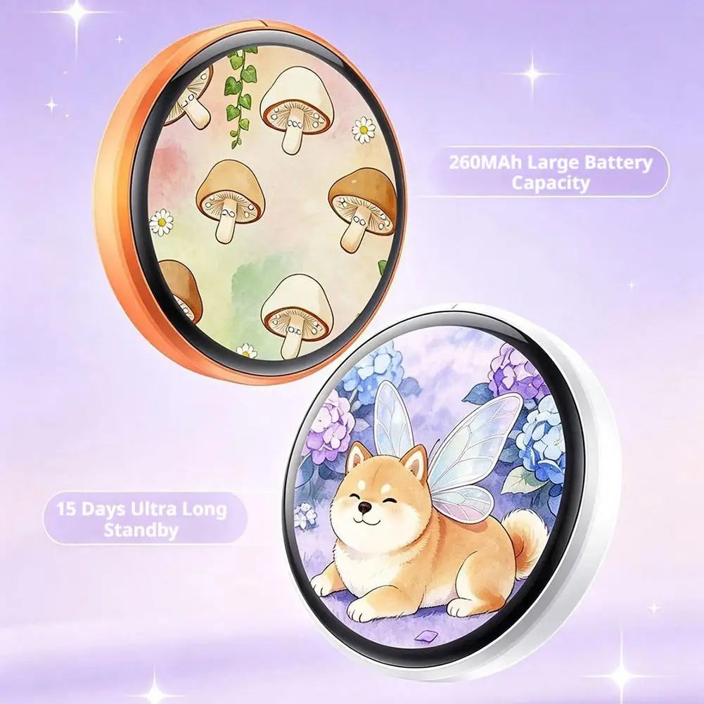 Anime Smart Digital E-Badge Display Pin | GIF Screen Otaku Gift Smart Display Badge Richie's
