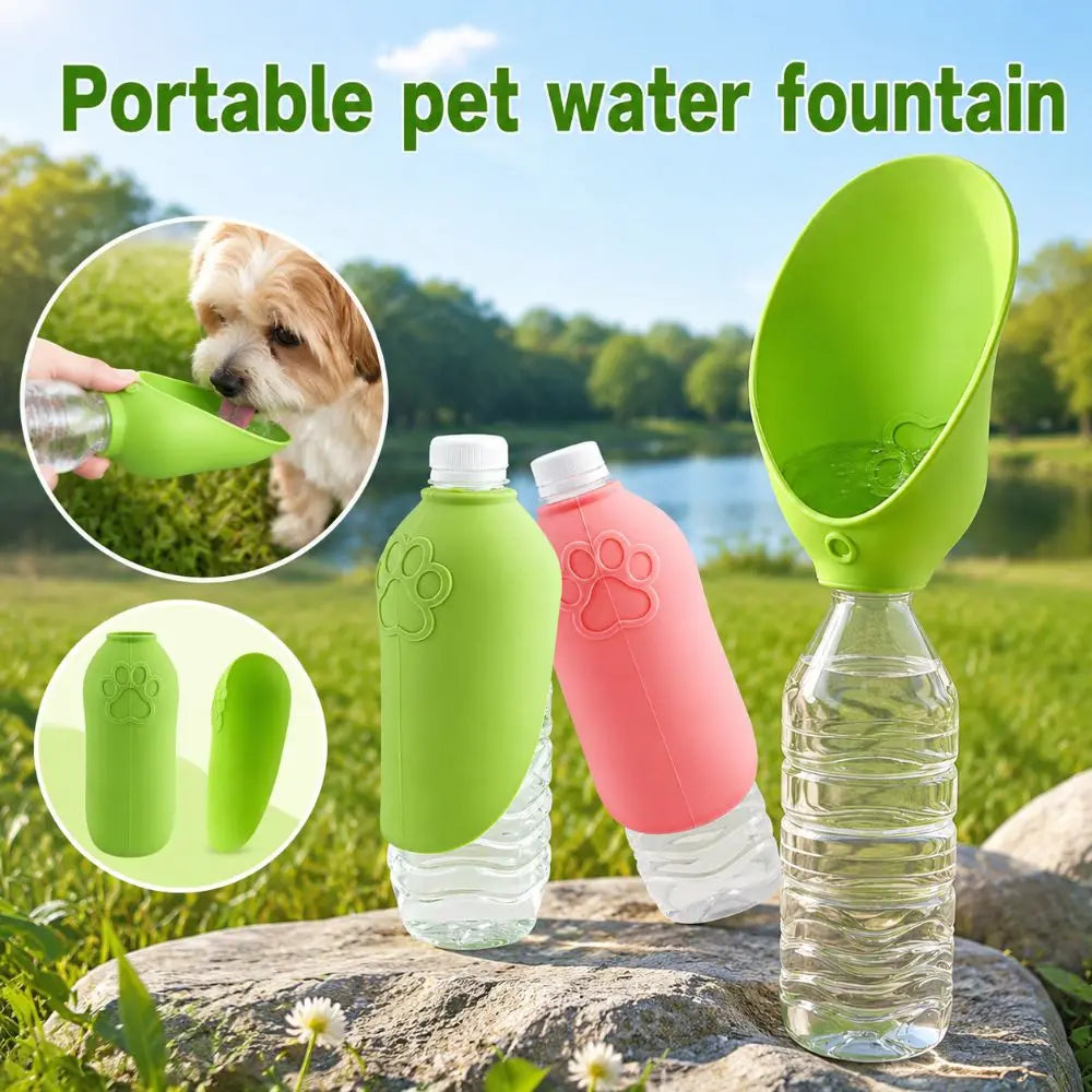 Portable Silicone Folding Dog Water Bowl – Food-Grade Pet Cup Portable Pet Bowl Richie's