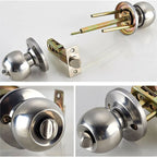 Aluminum Alloy Globe Door Knob Lock Set with Key Door Knob Lock Set Richie's
