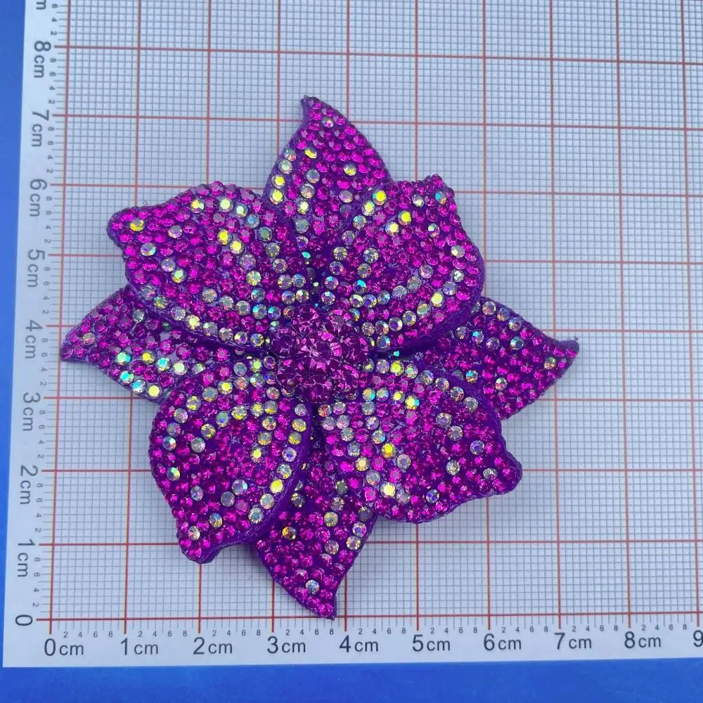 3D Rhinestone Flower Brooch Patch – DIY Sewing Embellishment Rhinestone Flower Brooch Richie's
