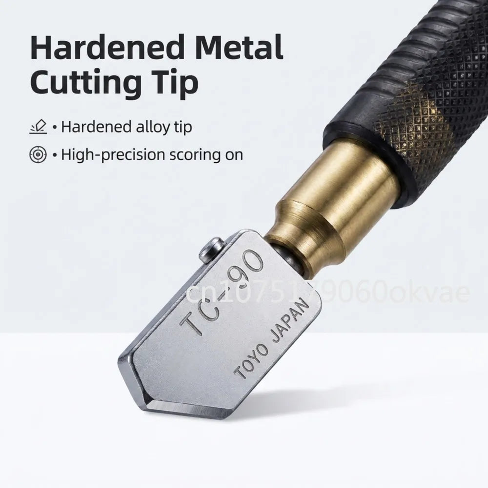 TC-90 Self-Oiling Glass & Tile Cutter – 3–12mm Tungsten Glass Cutter Tool Richie's