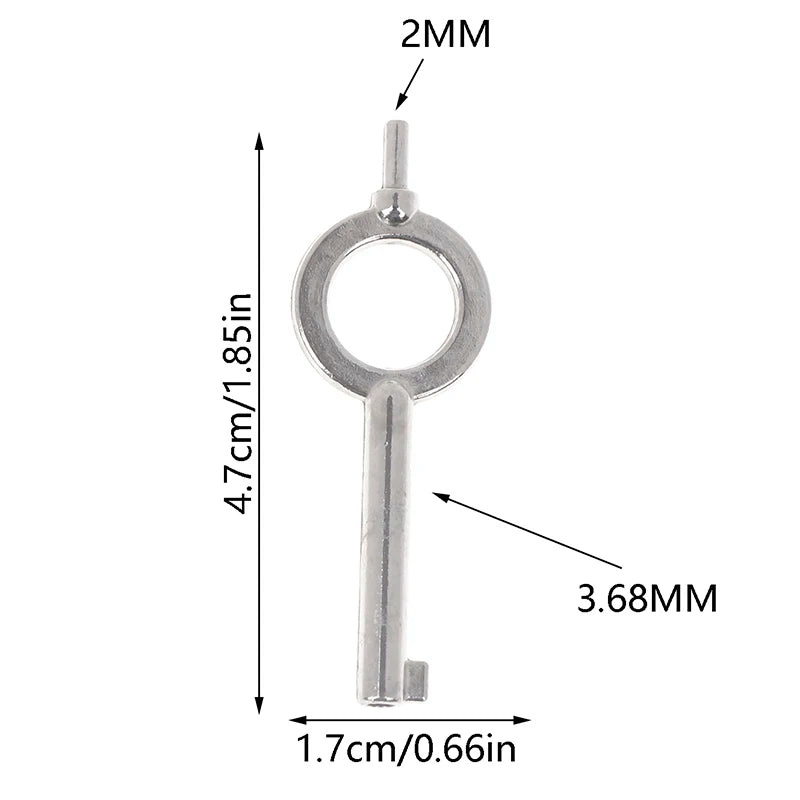 Zinc Alloy Universal Handcuff Key Blank – American Flat Style Handcuff Key Blank Richie's Silver
