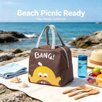 Cartoon Insulated Lunch Box Bag – Large Capacity Thermal Tote Insulated Lunch Bag Richie's