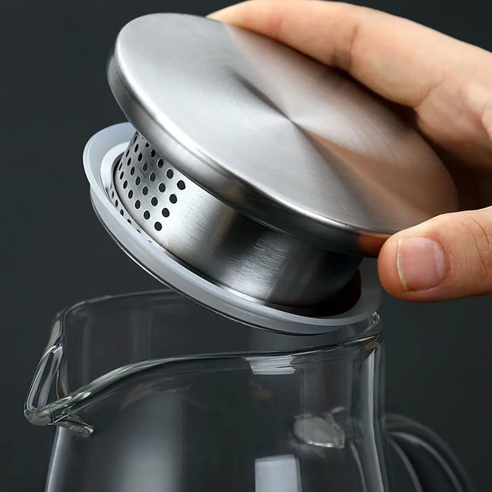 Stainless Steel Cold Kettle Lid with Filter – 9cm Universal Fit Kettle Replacement Lid Richie's