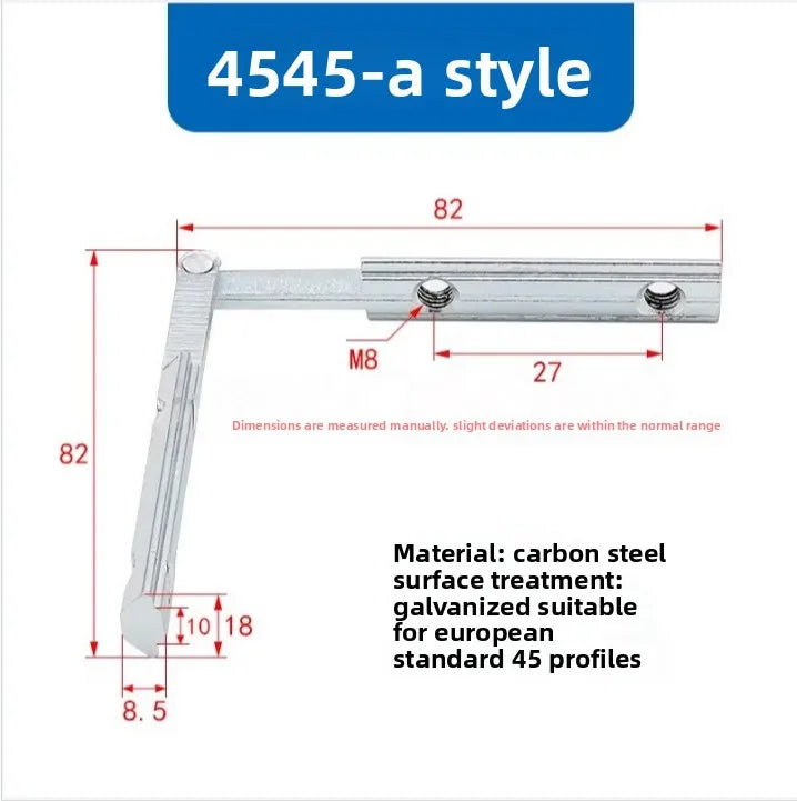 Multi-Angle Aluminum Profile Connector 2020/3030/4040/4545 Aluminum Profile Connector Richie's 4545-Afund