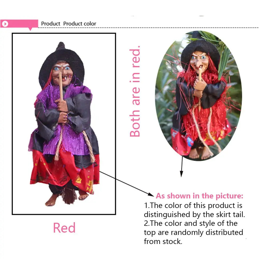 Halloween Witch Hanging Figurine Ornament | Spooky Decor Halloween Ornament Richie's