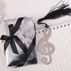 Silver Clef Metal Bookmark with Tassel – Music Note Gift Metal Bookmark Richie's Default Title