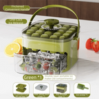 50-Cube Ice Maker Tray with Press Cap & Double-Layer Storage Ice Cube Maker Tray Richie's