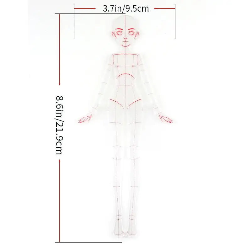 Fashion Illustration Template Ruler – Clothing Design & Quilting Clothing Design Ruler Richie's A12
