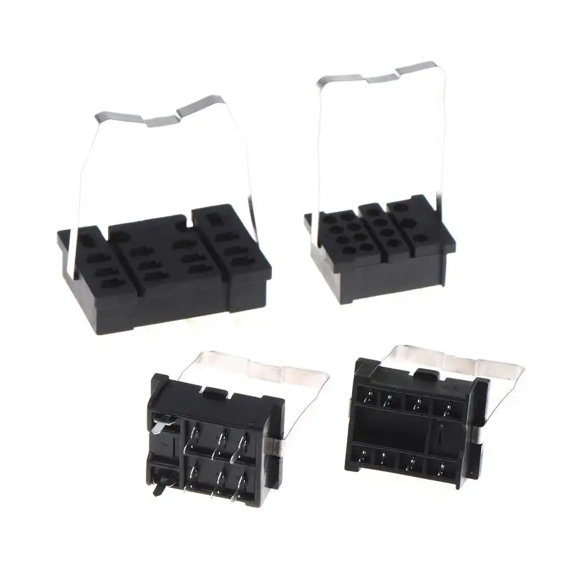 PT08-0 8-Pin Relay Socket Bracket for DIY Electronics (2 Pcs) Relay Socket Bracket Richie's