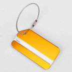 Aluminium Luggage Tag – Metal Name & Address Label Holder Luggage Tag Richie's