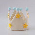 Felt Party Crown Hat – Kids Birthday Princess Photo Prop Party Crown Hat Richie's Beige