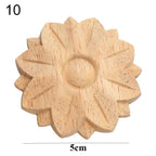 Wood Carved Floral Appliqué – Corner Furniture Frame Decoration