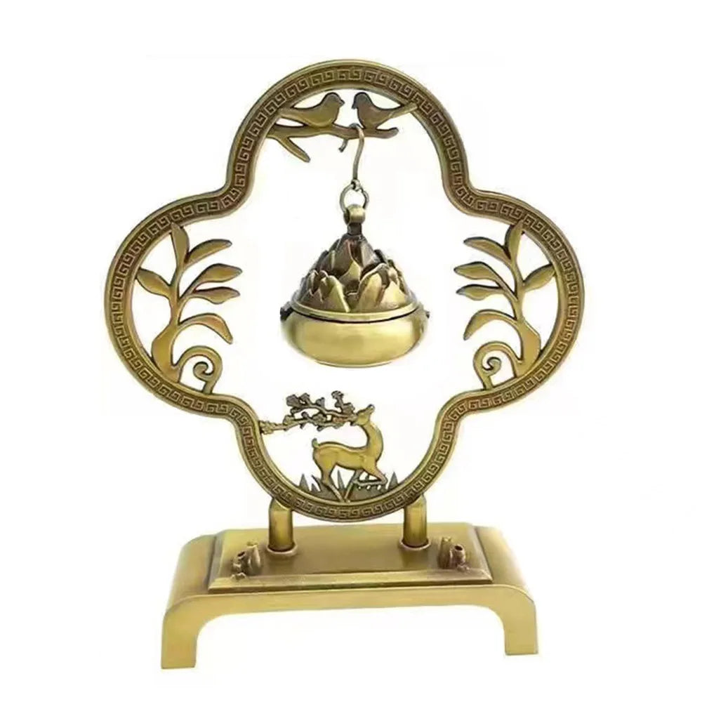 Chinese Style Zinc Alloy Hanging Incense Burner & Holder Incense Burner Richie's 2