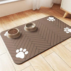 Diatomaceous Earth Pet Placemat – Non-Slip Absorbent Mat Pet Feeding Mat Richie's 40X60cm C
