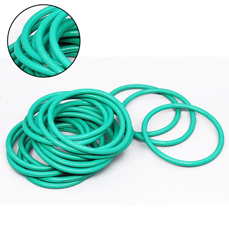 FKM Fluoro Rubber Green O-Ring Seals 5-Pack | CS 3.5 & 5.7mm O-Ring Seal Gasket Richie's