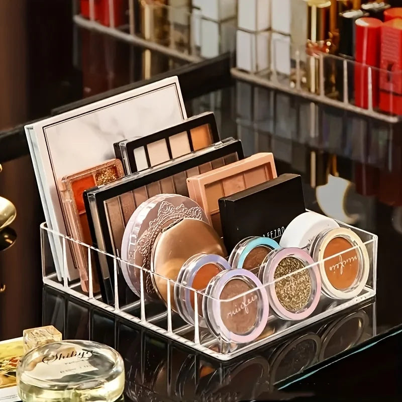 7-Compartment Clear Makeup Organizer – Cosmetic Storage Tray Makeup Organizer Richie's