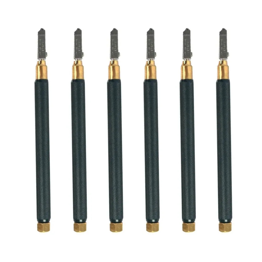 TOTNEND Carbide Wheel Glass Cutter TC-17/TC-10 | Tile & Mirror Glass Cutting Tool Richie's 6PCS TC-10