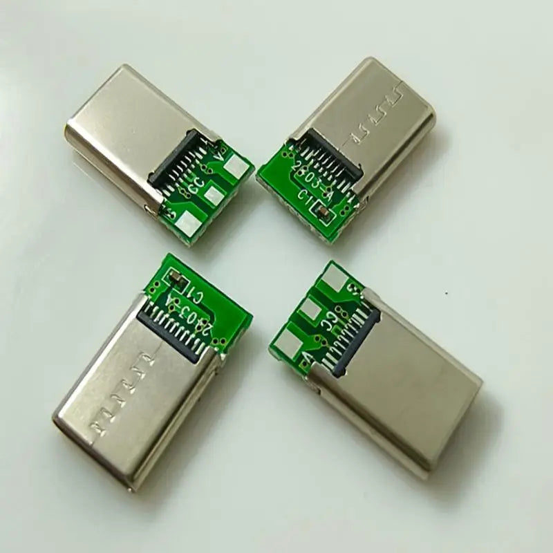 PD 3-Wire Type-C Laptop Connector with CC Pin & Capacitor USB-C Charging Connector Richie's